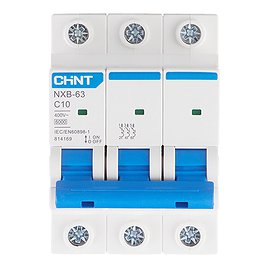 Автоматический выключатель Chint NXB-63S (296908) 4P 32А тип С 4,5 кА 400 В на DIN-рейку