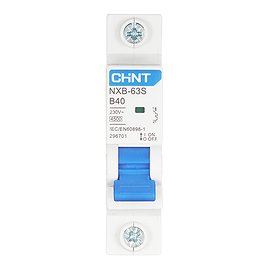 Автоматический выключатель Chint NXB-63S (296701) 1P 40А тип В 4,5 кА 230 В на DIN-рейку