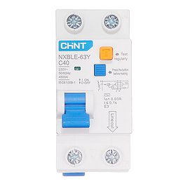 Автомат дифференциальный Chint NXBLE-63Y (105546) 40А 30 мА 1P+N тип АС 4 кА компактный