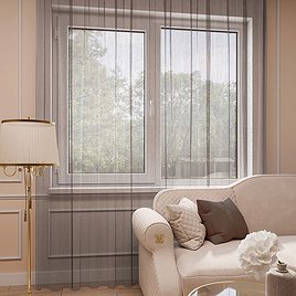 Тюль сетка шоколад 500х280 см Legrand