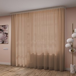 Тюль вуаль шоколад 500х260 см Legrand