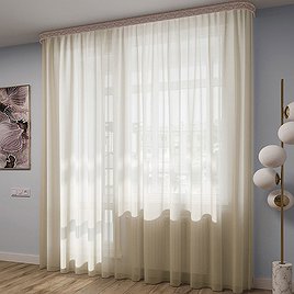Тюль вуаль молочный 500х260 см Legrand