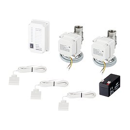 Система контроля протечки воды abs-пластик/латунь Gidrоlock Premium (GlockPremBUG 1/2) 1/2 полнопроходной 220 В