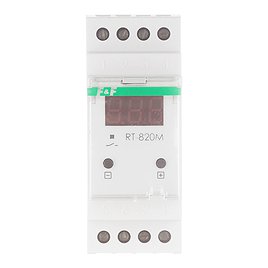 Реле контроля температуры модульное F&F RT-820M (EA07.001.007) 230 В 16 А тип AC 7P+N