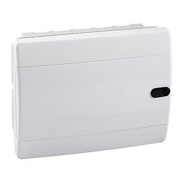 Корпус встраиваемый КЭАЗ OptiBox ЩРВ пластиковый IP41 290х195х102,9 мм белый 12 модулей
