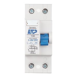 УЗО ETP DLF362 (18029) 40А 300 мА 2P тип АС 4,5 кА компактный