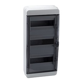 Корпус навесной КЭАЗ OptiBox ЩРН пластиковый IP41 300х560х153 мм белый 36 модулей