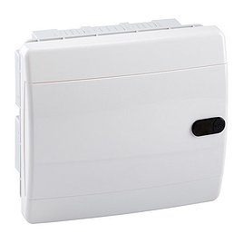 Корпус встраиваемый КЭАЗ OptiBox ЩРВ пластиковый IP41 218х170х102,9 мм белый 8 модулей