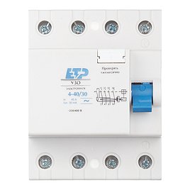 УЗО ETP DLF364 (18014) 40А 30 мА 4P тип АС 4,5 кА компактный