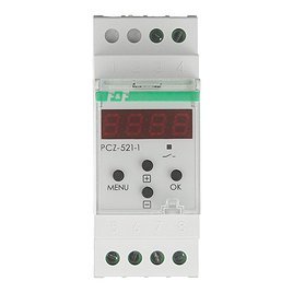 Реле времени модульное F&F PCZ-521-1 (EA02.002.010) 230 В 16 А тип AC 4P+N