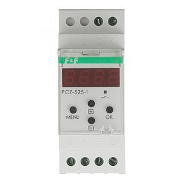 Реле времени модульное F&F PCZ-525-1 (EA02.002.011) 230 В 16 А тип AC 4P+N