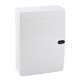 Корпус навесной КЭАЗ OptiBox ЩРН пластиковый IP41 236х290х102,9 мм белый 18 модулей