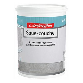 Грунт L'impression Sous-couche для декоративных покрытий пигментированный 1 л