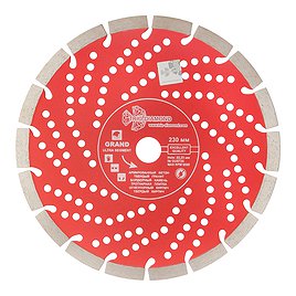Диск алмазный по бетону Trio-Diamond Grand Ultra Segment (GUS726) 230x22,23x2,4 мм сегментный сухой рез