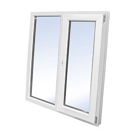 Пластиковое окно VEKA Softline 70 1160х1000 мм 2 створки левая глухая правая поворотно-откидная двухкамерное с энергосбережением