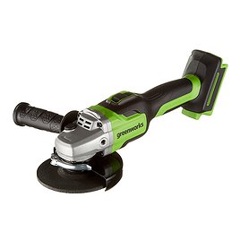 Шлифмашина угловая аккумуляторная Greenworks GD24AG (3200207) 24В Li-Ion d125 мм без АКБ и ЗУ