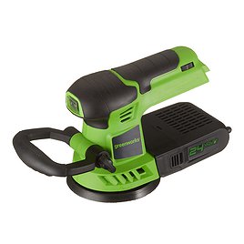 Шлифмашина эксцентриковая аккумуляторная Greenworks 24V G24ROS (3100107) 24В Li-Ion d125 мм без АКБ и ЗУ