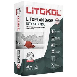Штукатурка цементная Litokol Litoplan Base универсальная 25 кг