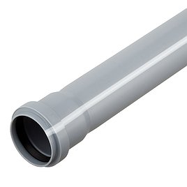 Труба канализационная Valfex Base d50х1000 мм пластиковая для внутренней канализации