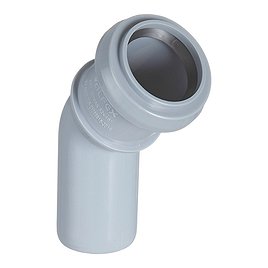 Отвод Valfex d32 мм 45° пластиковый для внутренней канализации