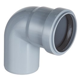 Отвод Valfex d50 мм 87° пластиковый для внутренней канализации