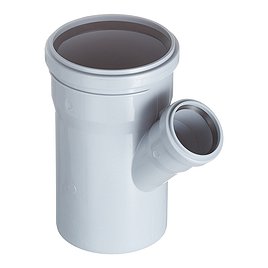 Тройник Valfex (22110050) d110х110х50 мм 45° пластиковый для внутренней канализации