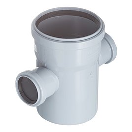 Крестовина Valfex (27211550) d110х50х50 мм 87° пластиковая одноплоскостная для внутренней канализации