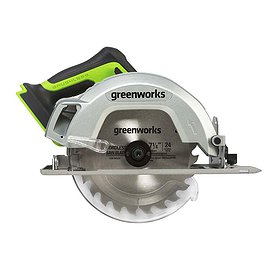 Пила дисковая аккумуляторная Greenworks GD24CS (1500907) 24В Li-Ion 185 мм без АКБ и ЗУ