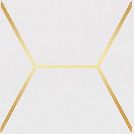 Плитка декор Kerama Marazzi Витраж белая 150x150x7 мм