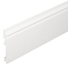 Плинтус экополимер Солид 105х14х2000 мм белый 1 UHD 06/105C