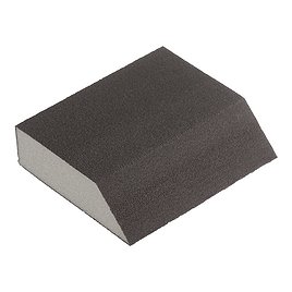 Шлифовальный брусок Flexifoam Angle Block 98х69х26мм Р180 влагостойкий скошенный