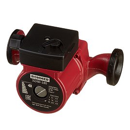 Циркуляционный насос для систем отопления Rommer 32/60 (RCP-0002-3261801) DN32 подъем 6 м 180 мм с гайками
