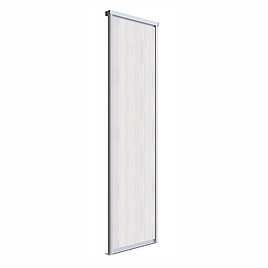 Дверь-купе 583x2452 мм ясень анкор светлый/серебро Elegant