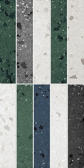 Плитка облицовочная Керамин Морена цветной декор микс 600x300x8,5 мм (11 шт.=1,98 кв.м)