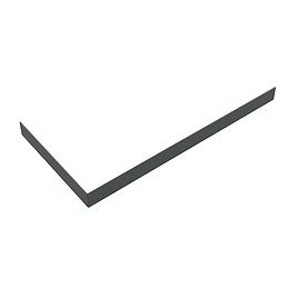 Экран для поддона Good Door Stella ABS-акрил 140х90х10 см прямоугольник черный (ЭЛ00181)
