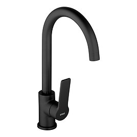 Смеситель для кухни Esko Singapore черный с высоким изливом однорычажный (SB 519)