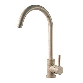 Смеситель для кухни Esko Kitchen бежевый с высоким изливом однорычажный (K45 Beige)