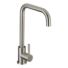 Смеситель для кухни Esko Kitchen никель с высоким изливом однорычажный (K5)