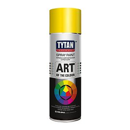 Краска аэрозольная Tytan Professional Art Of The Colour желтая глянцевая RAL 1018 400 мл