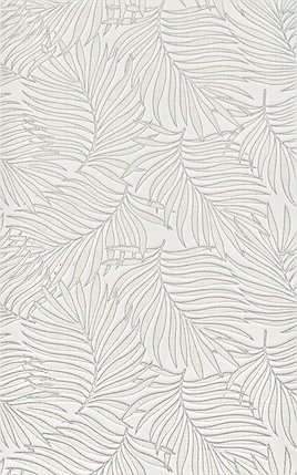 Плитка декор Kerama Marazzi Тессуто листья серая 400x250x8 мм