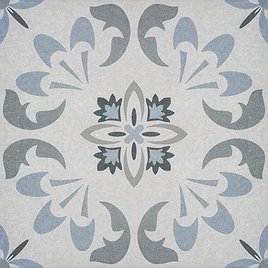 Керамогранит ProGres Majolica серый светлый декор 450х450х8 мм (6 шт.=1,215 кв.м)