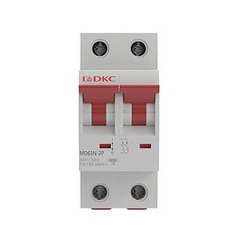 Автоматический выключатель модульный DKC Yon Max MD63N 2P 25А тип C 6 кА 400 В (MD63N-2PC25)