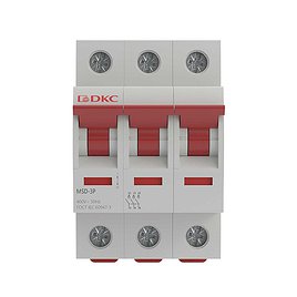 Выключатель нагрузки DKC Yon Max MSD 3P 63А 400 В на DIN-рейку (MSD-3P63)