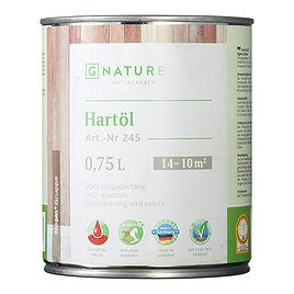 Масло GNature Hartöl для дерева с твердым воском бесцветное матовое 0,75 л