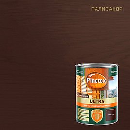 Антисептик Pinotex Ultra декоративный для дерева палисандр 0,9 л