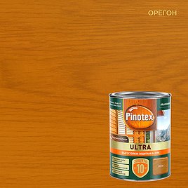Антисептик Pinotex Ultra декоративный для дерева орегон 0,9 л