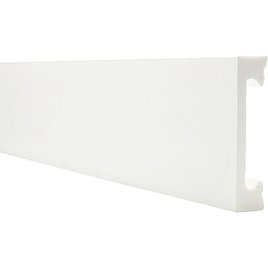 Плинтус экополимер Winart Pro Quadratum 65х16х2000 мм белый матовый (90.65.001.001)