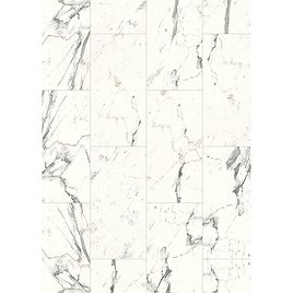 Панель кварцвиниловая 1180х392х3 мм Classen Ceramin сатин carrara vained white 3,7 кв.м (8 шт.)