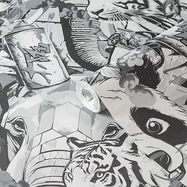 Обои компакт-винил на флизелиновой основе Palitra Home Anime HC72283-44 (1,06х10,05 м)
