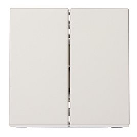 Переключатель Systeme Electric ArtGallery двухклавишный встраиваемый песочный (GAL001265)